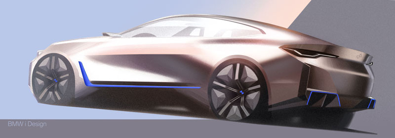 BMW Electric Concept i4 intended for production in 2021